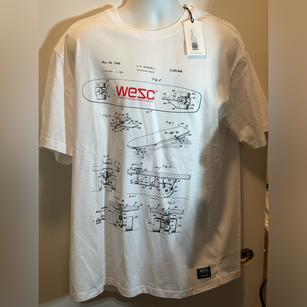 #Wesc Tee shirt, Schematic design logo.